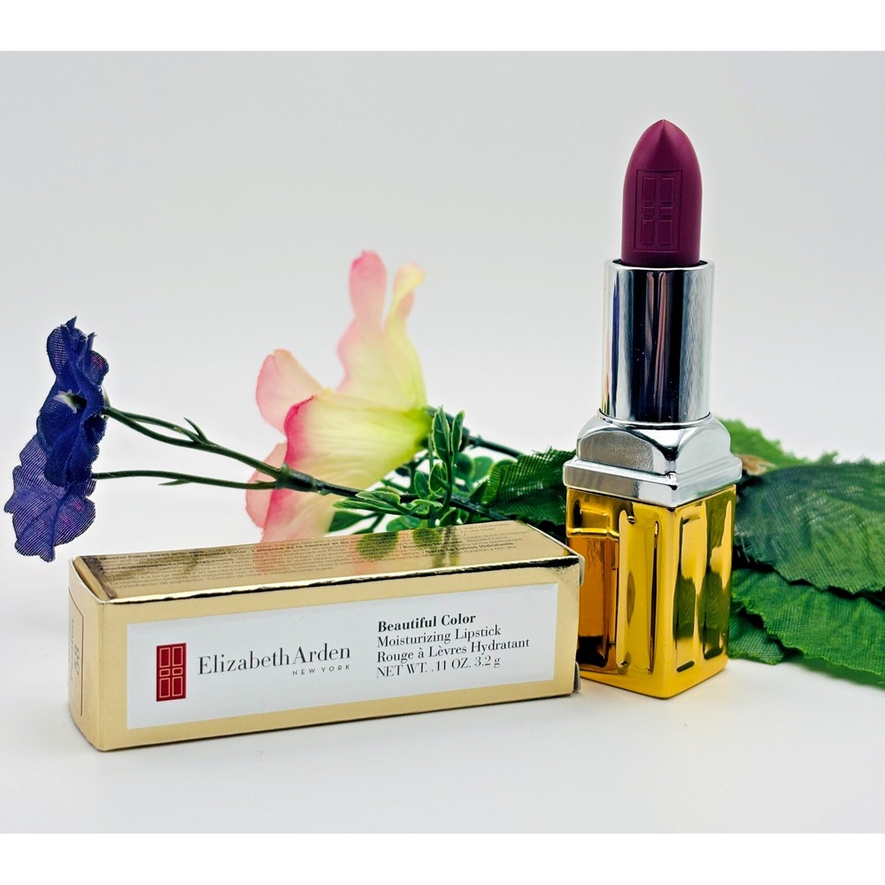 Elizabeth Arden Beautiful Color Moisturizing Lipstick-Plum Passion 58